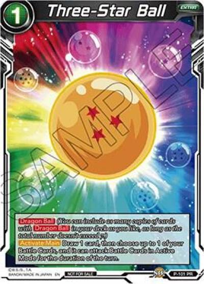 Three Star Ball P-101 Promotion Cards Dragonball Super card