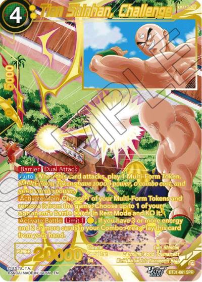Tien Shinhan Challenge SPR BT31-061 Impact Beyond Dimensions Dragonball Super card