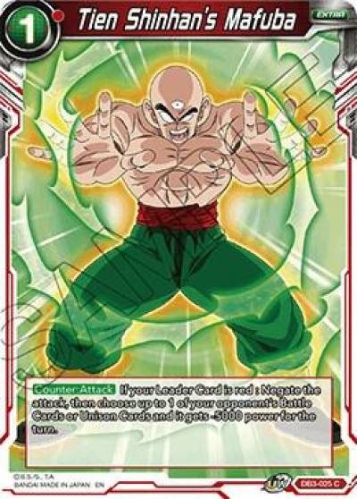 Tien Shinhans Mafuba DB3-025 Draft Box 06 - Giant Force Dragonball Super card