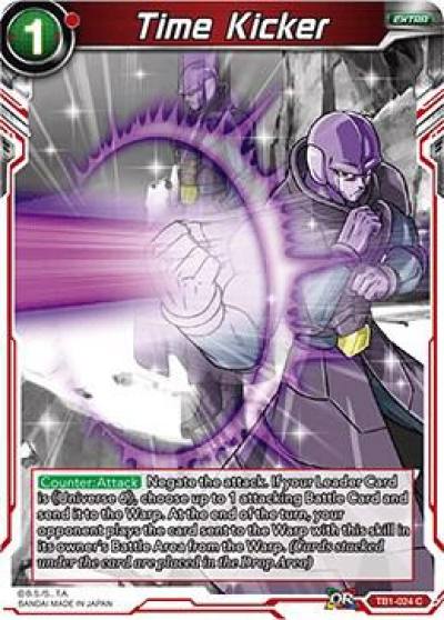 Time Kicker Foil TB1-024 Tournament of Power Dragonball Super card