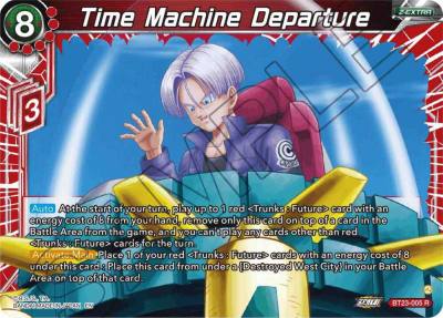 Time Machine Departure BT23-005 Perfect Combination Dragonball Super card