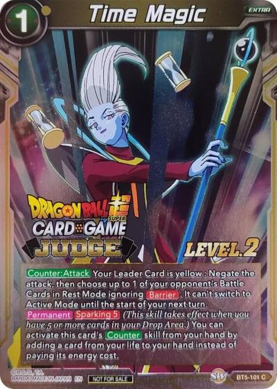 Time Magic Level 2 BT5-101 Judge Promotion Cards Dragonball Super card