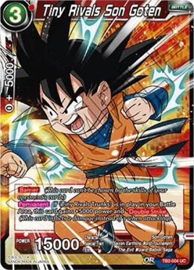 Tiny Rivals Son Goten TB2-004 World Martial Arts Tournament Dragonball Super card