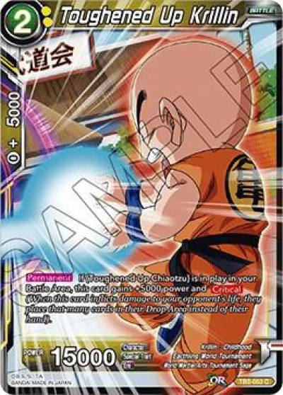 Toughened Up Krillin TB2-053 World Martial Arts Tournament Dragonball Super card