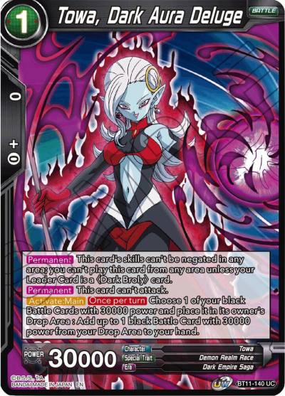 Towa Dark Aura Deluge BT11-140 Vermilion Bloodline Dragonball Super card