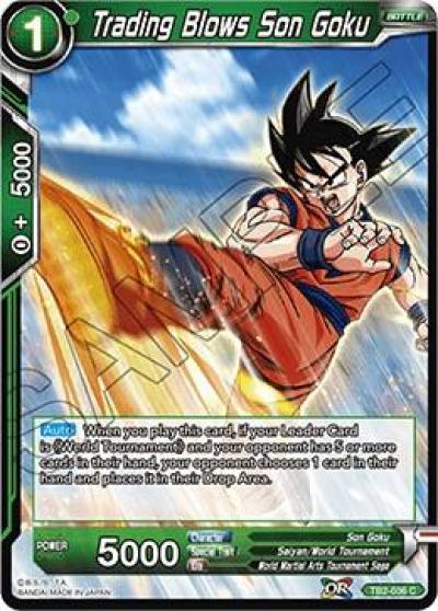 Trading Blows Son Goku TB2-036 World Martial Arts Tournament Dragonball Super card