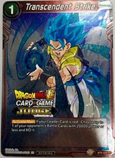 Transcendent Strike BT6-025 Judge Promotion Cards Dragonball Super card