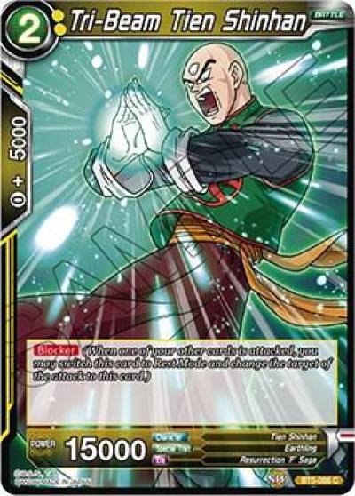 Tri Beam Tien Shinhan Foil BT5-086 Miraculous Revival Dragonball Super card
