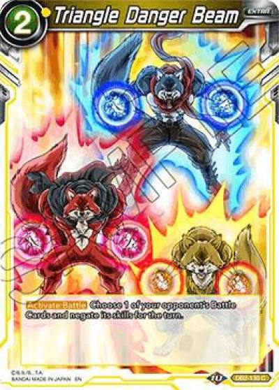 Triangle Danger Beam DB2-130 Draft Box 05 - Divine Multiverse Dragonball Super card