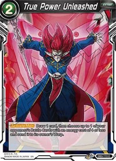 True Power Unleashed DB3-113 Draft Box 06 - Giant Force Dragonball Super card