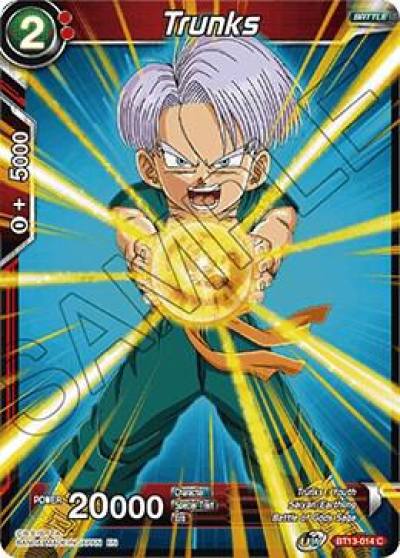 Trunks BT13-014 Supreme Rivalry Dragonball Super card