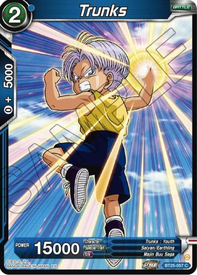 Trunks BT25-057 Legend of the Dragon Balls Dragonball Super card