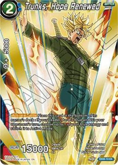 Trunks Hope Renewed EX06-10 Special Anniversary Set Dragonball Super card