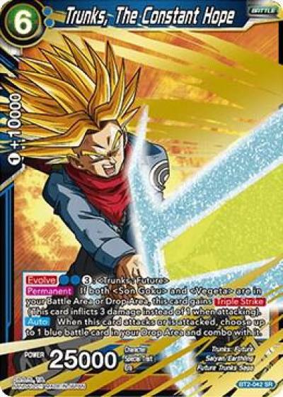 Trunks The Constant Hope BT2-042 Union Force Dragonball Super card