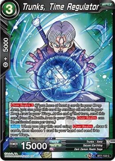 Trunks Time Regulator BT7-103 Assault of the Saiyans Dragonball Super card
