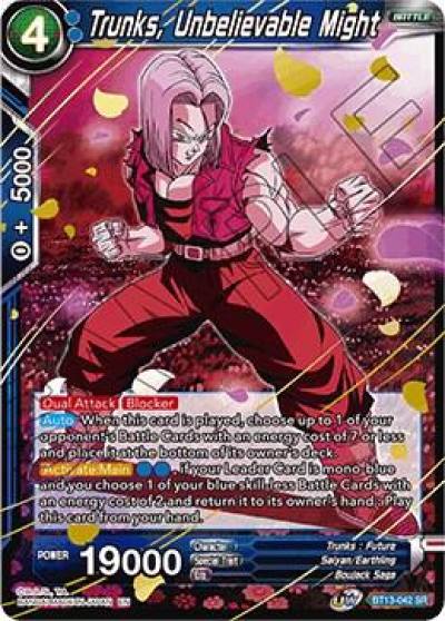 Trunks Unbelievable Might BT13-042 Supreme Rivalry Dragonball Super card