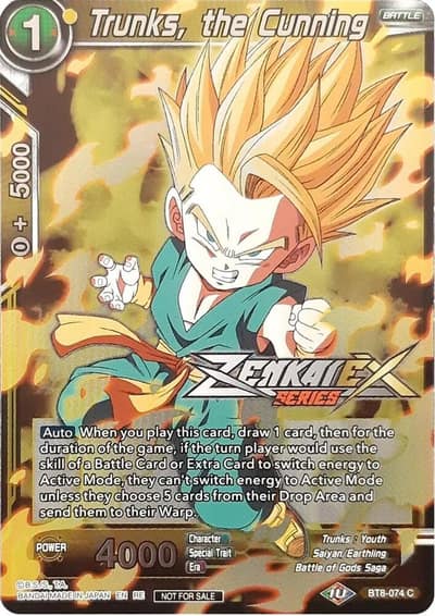 Trunks the Cunning Event Pack 13 BT8-074 Tournament Promotion Cards Dragonball Super card