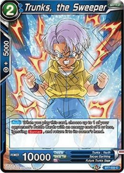 Trunks the Sweeper BT7-032 Assault of the Saiyans Dragonball Super card