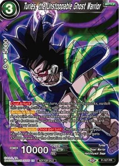 Turles the Unstoppable Ghost Warrior P-167 Promotion Cards Dragonball Super card