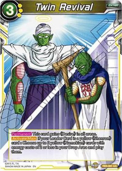 Twin Revival Foil TB3-061 Clash of Fates Dragonball Super card