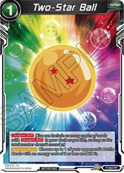 Two Star Ball Foil P-084 Promotion Cards Dragonball Super card