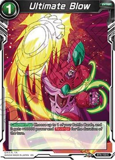 Ultimate Blow BT8-103 Malicious Machinations Dragonball Super card