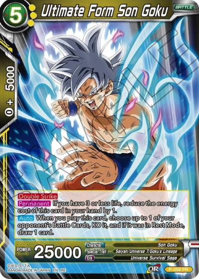 Ultimate Form Son Goku P-059 Mythic Booster Dragonball Super card