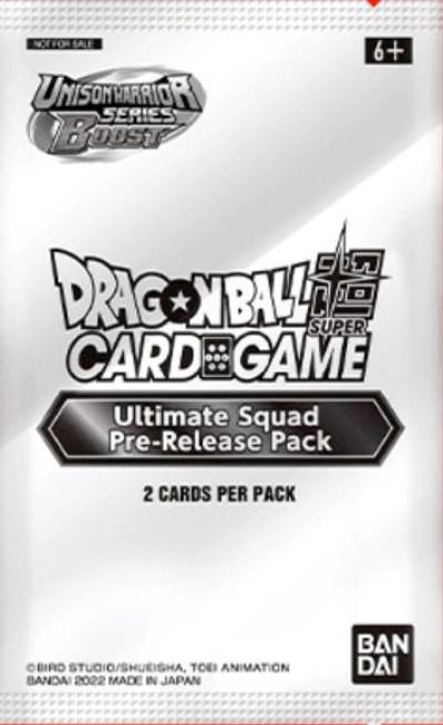 Ultimate Squad Pre Release Pack  Ultimate Squad Pre-Release Cards Dragonball Super card