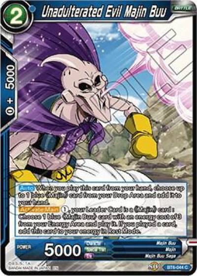 Unadulterated Evil Majin Buu BT6-044 Destroyer Kings Dragonball Super card