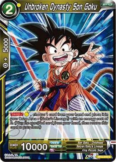 Unbroken Dynasty Son Goku BT4-079 Colossal Warfare Dragonball Super card