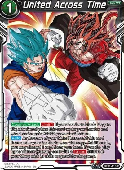 United Across Time BT31-110 Impact Beyond Dimensions Dragonball Super card