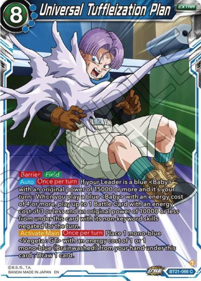 Universal Tuffleization Plan BT21-066 Wild Resurgence Dragonball Super card