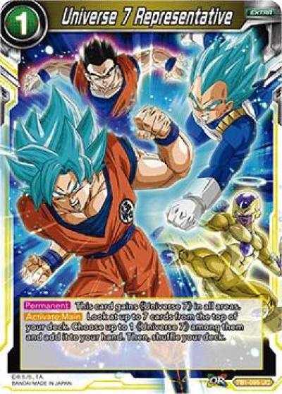 Universe 7 Representative TB1-095 Tournament of Power Dragonball Super card