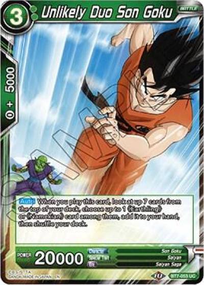 Unlikely Duo Son Goku Foil BT7-053 Assault of the Saiyans Dragonball Super card