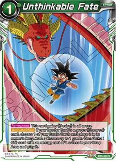 Unthinkable Fate BT5-076 Miraculous Revival Dragonball Super card
