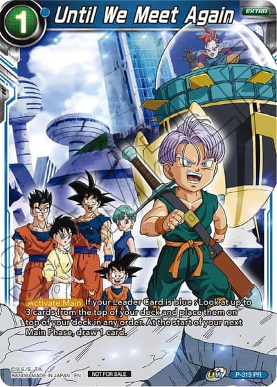 Until We Meet Again P-319 Tournament Promotion Cards Dragonball Super card