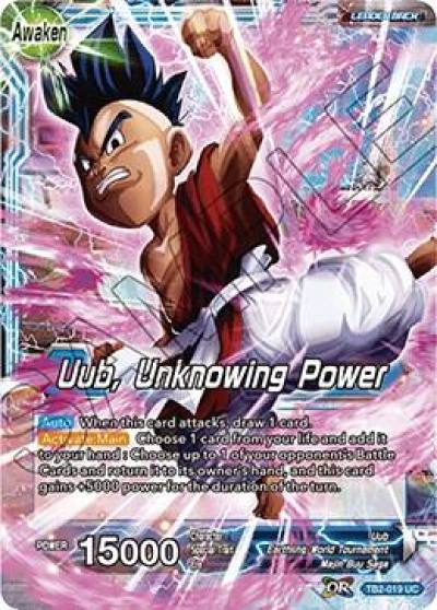 Uub Uub Unknowing Power Foil TB2-019 World Martial Arts Tournament Dragonball Super card