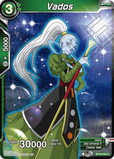 Vados Foil BT16-058 Realm of the Gods Dragonball Super card