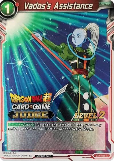 Vadoss Assistance Level 2 BT1-025 Judge Promotion Cards Dragonball Super card