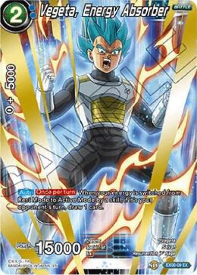 Vegeta Energy Absorber EX06-09 Special Anniversary Set Dragonball Super card