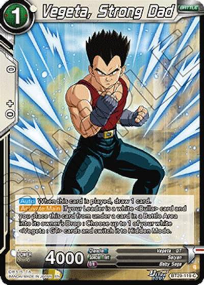 Vegeta Strong Dad BT29-119 Fearsome Rivals Dragonball Super card