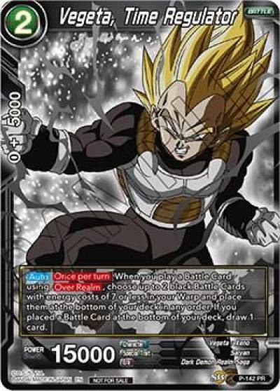 Vegeta Time Regulator P-142 Promotion Cards Dragonball Super card