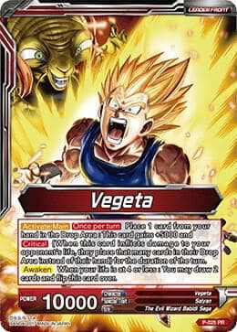 Vegeta // Vile Strike Dark Prince Vegeta P-025 Promotion Cards Dragon Ball Super card
