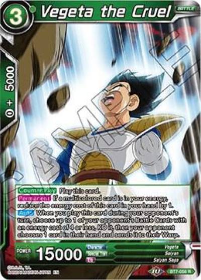 Vegeta the Cruel BT7-058 Assault of the Saiyans Dragonball Super card