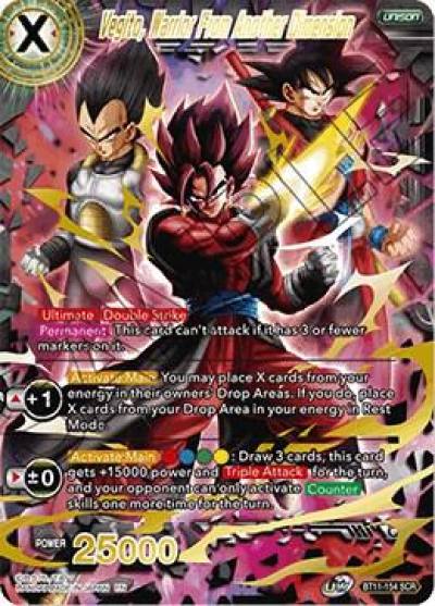 Vegito Warrior From Another Dimension BT11-154 Vermilion Bloodline Dragonball Super card