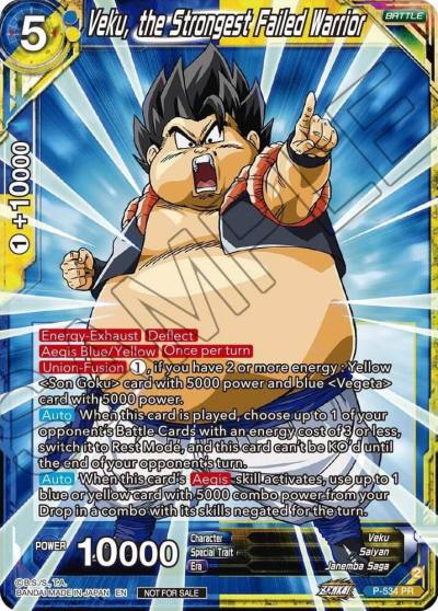 Veku the Strongest Failed Warrior Zenkai Series Tournament Pack Vol5 P-534 Tournament Promotion Cards Dragonball Super card