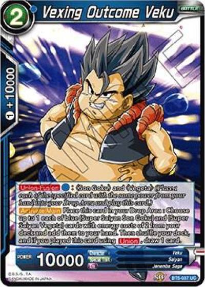 Vexing Outcome Veku BT5-037 Miraculous Revival Dragonball Super card