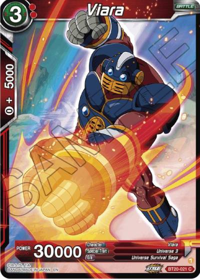 Viara Foil BT20-021 Power Absorbed Dragonball Super card