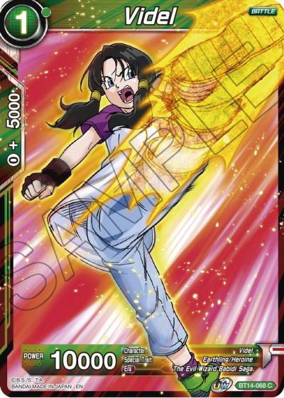 Videl Foil BT14-068 Cross Spirits Dragonball Super card