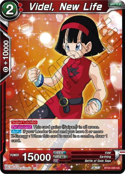 Videl New Life BT24-020 Beyond Generations Dragonball Super card